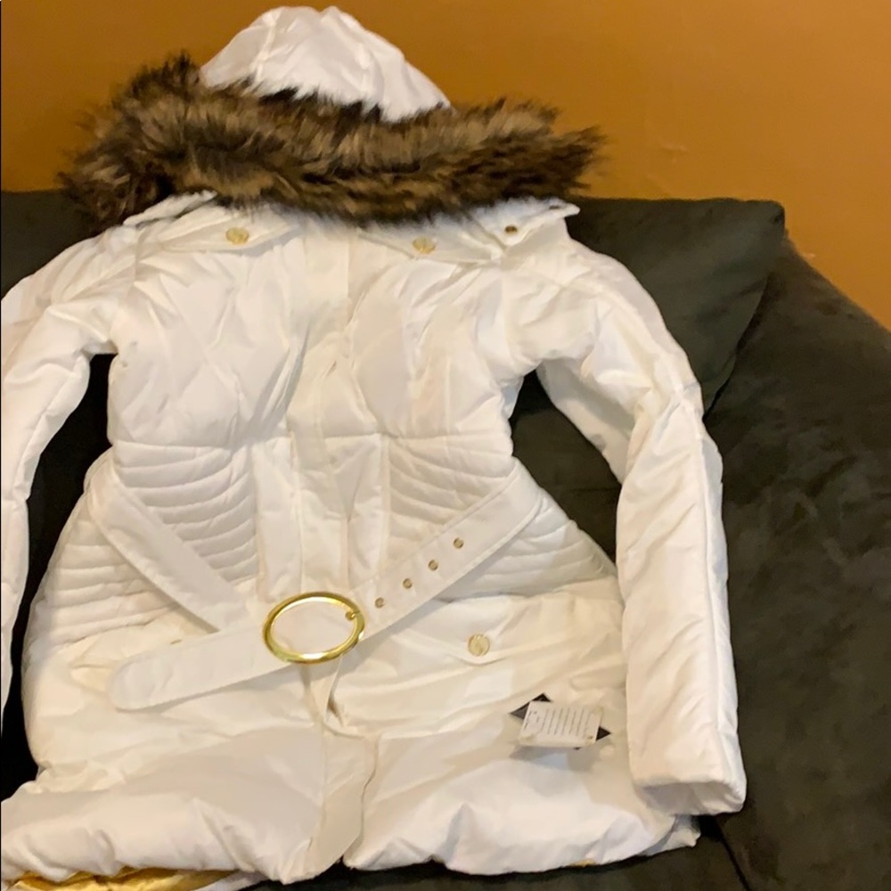 Woman’s designer three-quarter coat